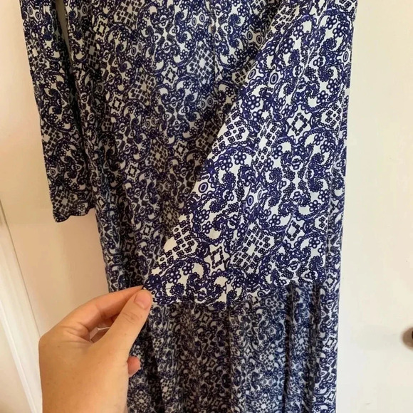Lulus Mandala Daydream Blue Print Maxi dress - Picture 4 of 9